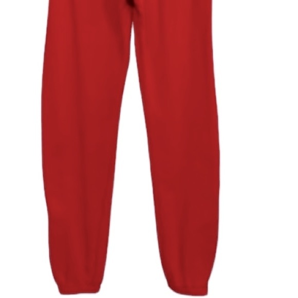 Re/Done Red Pockets High Rise Elastic Drawstring Waist Jogger Pants Size XS - Picture 4 of 8
